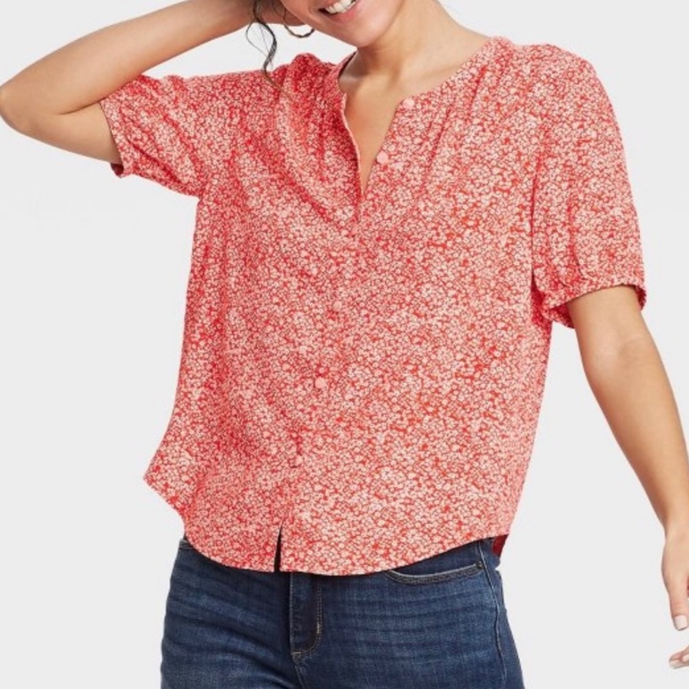 Beautiful floral blouse